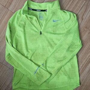 Boys Nike Neon Green/Yellow Dri-Fit Pullover Size L